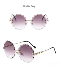 Load image into Gallery viewer, Rimless Flower Cutting Sunglasses