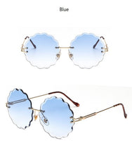 Load image into Gallery viewer, Rimless Flower Cutting Sunglasses